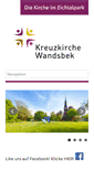 Mobile Screenshot of kreuzkirche-wandsbek.de